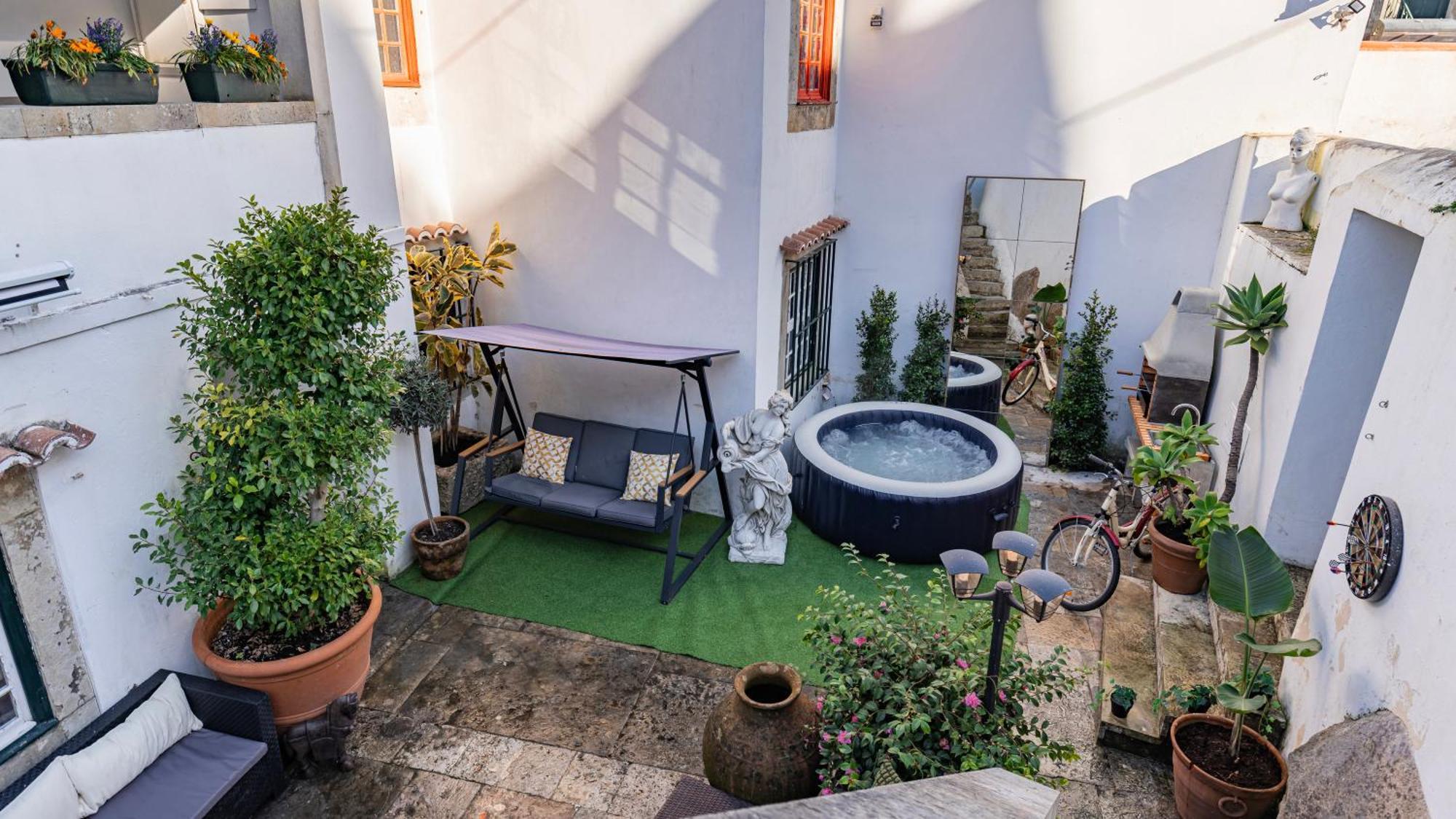 Small Cozy Room In Palace Patio With Hot Tub And Snooker - Sintra Wow Exterior photo